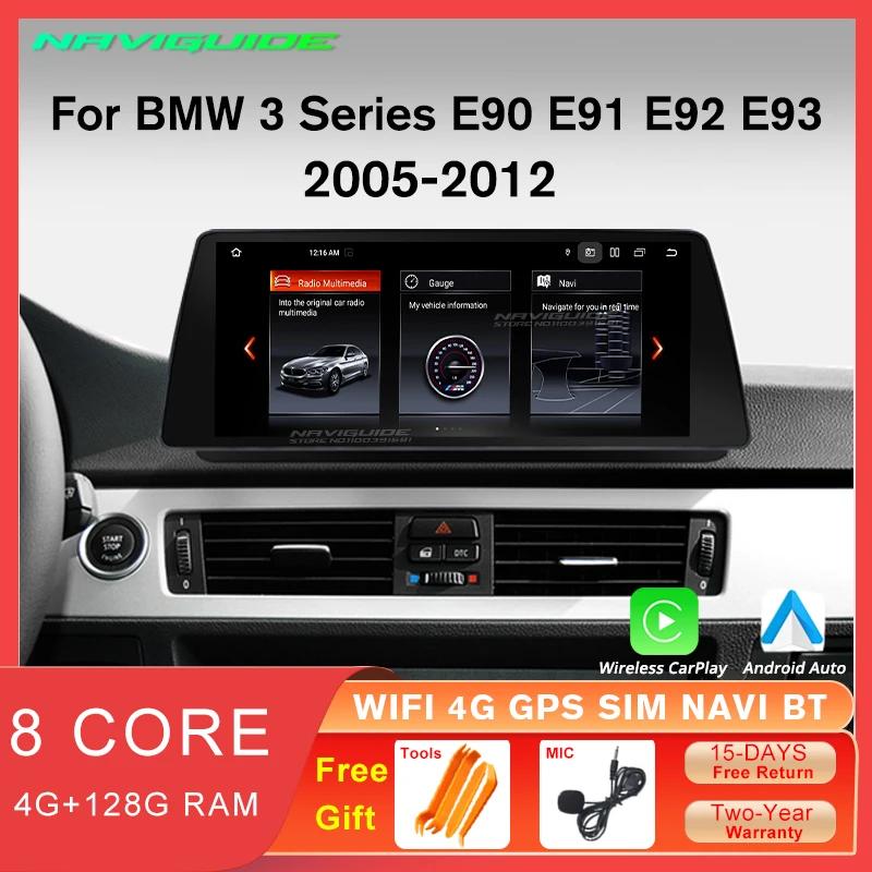 NAVIGUIDE ڵ , ȵ̵ 12, BMW 3 ø E90 E91 E92 E93 2005-2012, BMW E90 ī÷ ũ, 4G Ƽ̵ GPS, 12.3 ġ